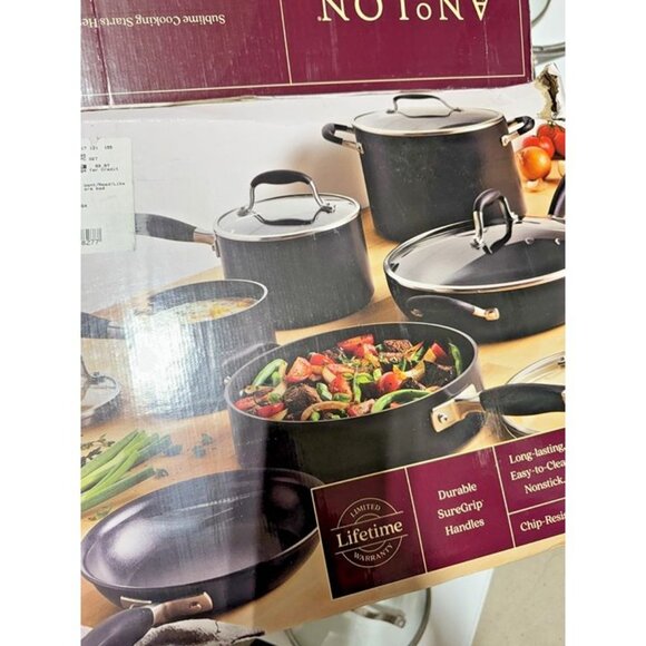 Anolon Advanced Home Hard-Anodized Nonstick Cookware Set - 11 Piece - Picture 1 of 7